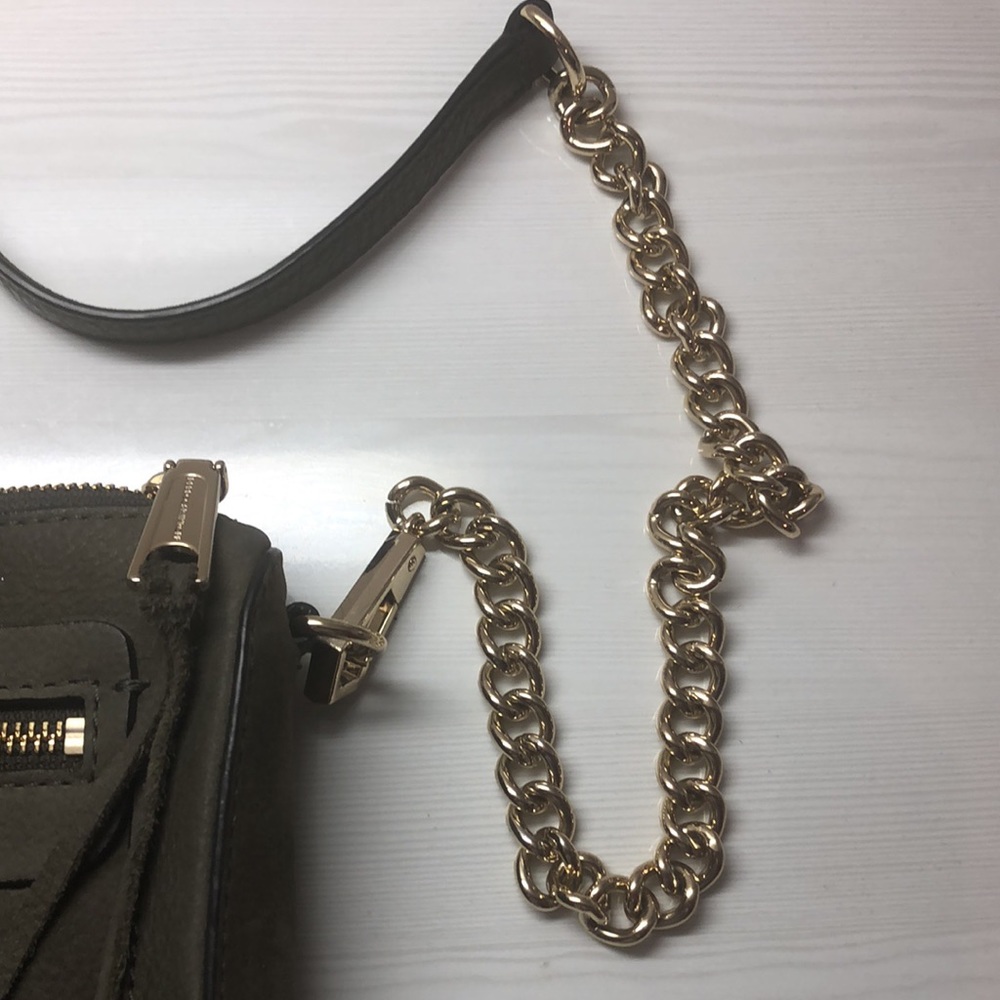Rebecca Minkoff Olive & Gold Crossbody Bag - Picture 4 of 7